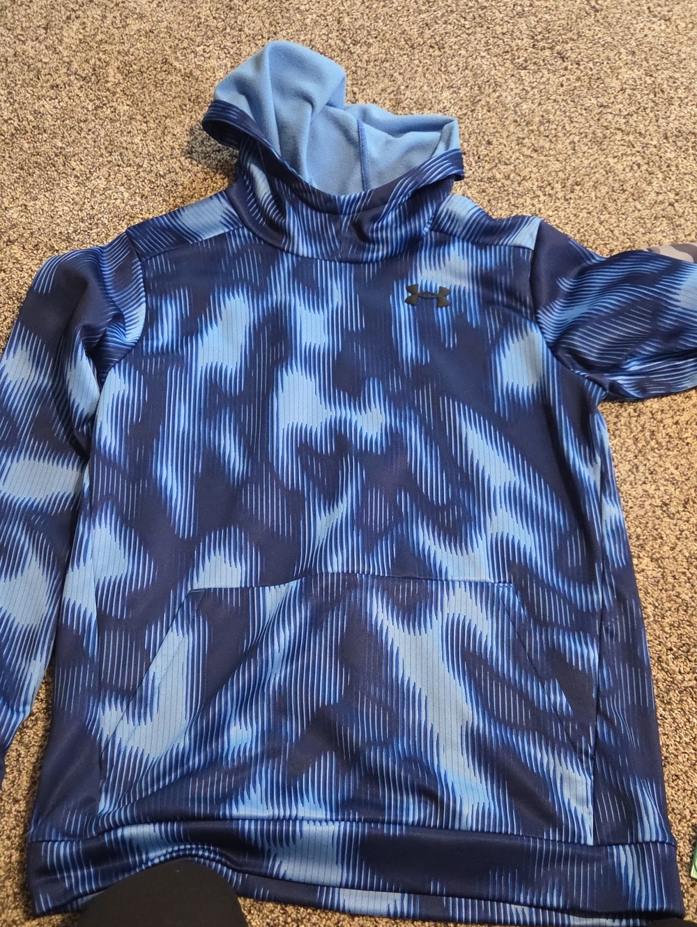 Under Armour Blue Patterned Hoodie